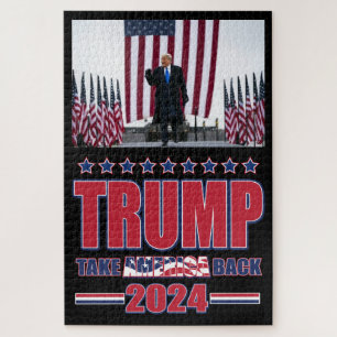 Trump 2024 nimmt Amerika zurück Puzzle