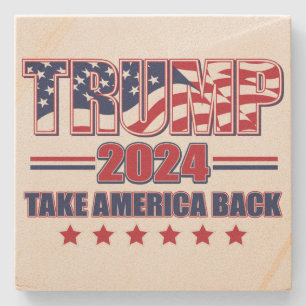 Trump 2024 nimmt Amerika zurück Steinuntersetzer