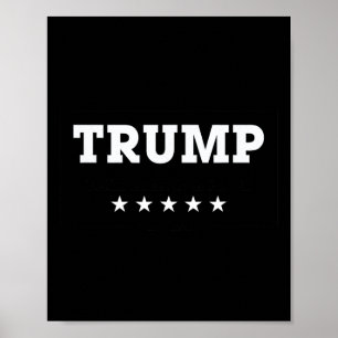 Trump 2024 nimmt Amerika zurück Wahlen Rot Poster