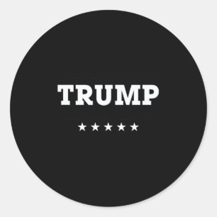 Trump 2024 nimmt Amerika zurück Wahlen Rot Runder Aufkleber