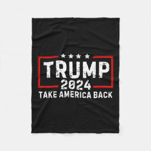 Trump 2024 nimmt die Wahlen in Amerika zurück - di Fleecedecke