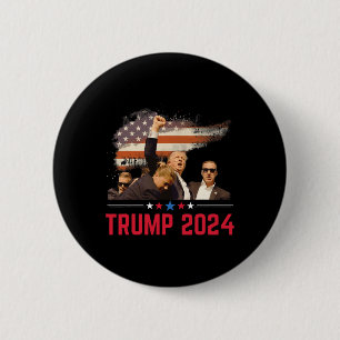 Trump 2024 Outlaw Hillbilly J.d.vance 2024 Donald Button