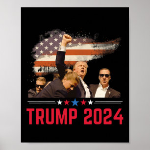 Trump 2024 Outlaw Hillbilly J.d.vance 2024 Donald Poster
