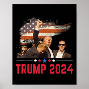 Trump 2024 Outlaw Hillbilly J.d.vance 2024 Donald Poster