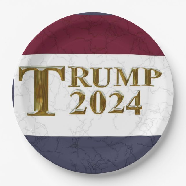 TRUMP 2024 PAPPTELLER (Vorderseite)