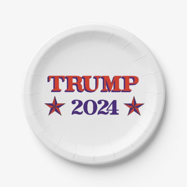 TRUMP 2024 PAPPTELLER (Vorderseite)