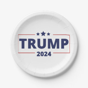 Trump 2024 pappteller