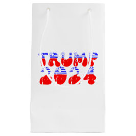 Trump 2024 Patriotic Retro Groovy-Wahl Kleine Geschenktüte