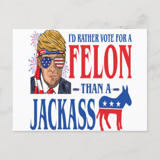 Trump 2024 Postcard Postkarte