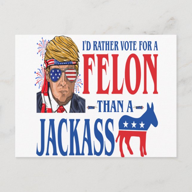 Trump 2024 Postcard Postkarte (Vorderseite)