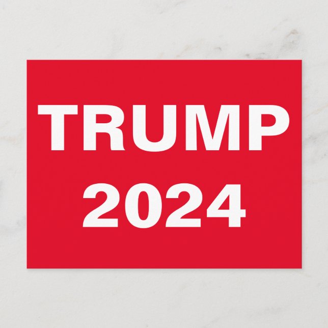 TRUMP 2024 Postkarte (Vorderseite)