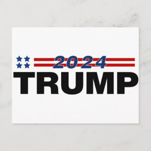 Trump 2024 postkarte