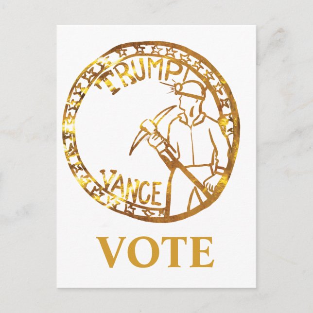 TRUMP 2024 POSTKARTE (Vorderseite)