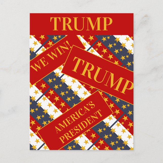 TRUMP 2024 POSTKARTE (Vorderseite)