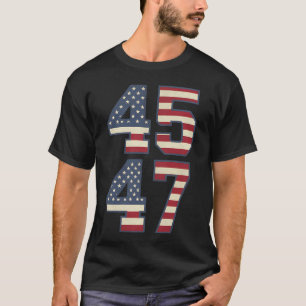 Trump 2024 Präsident 45 47 Amerika Vintag T-Shirt