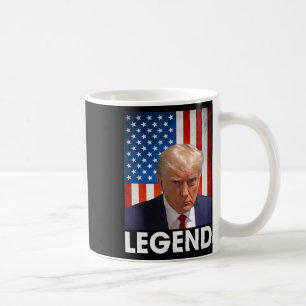 Trump 2024 Präsident Legend American Flag Kaffeetasse