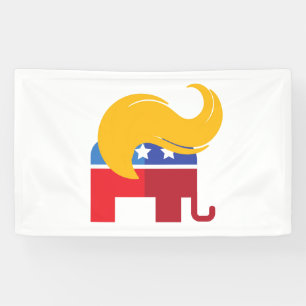 Trump 2024 Präsidentschaftswahl Banner
