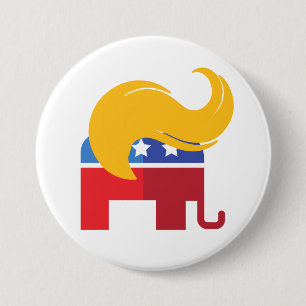 Trump 2024 Präsidentschaftswahl Button