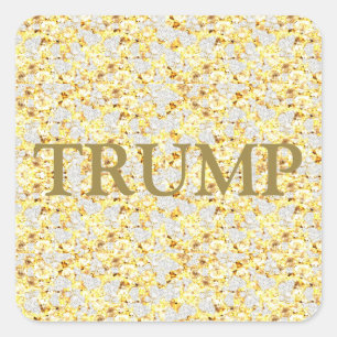 TRUMP 2024 QUADRATISCHER AUFKLEBER