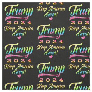 Trump 2024 Rainbow-Gefärbte Krawatte Behalte Ameri Stoff