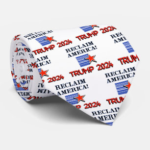 TRUMP 2024 Reclaim America Neck Tie Krawatte