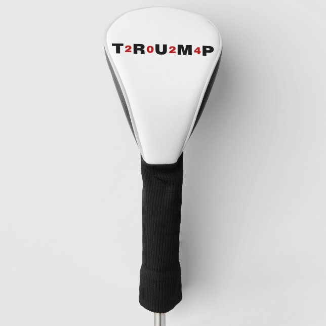 Trump 2024 Red Golf Head Cover Headcover (Vorderseite)