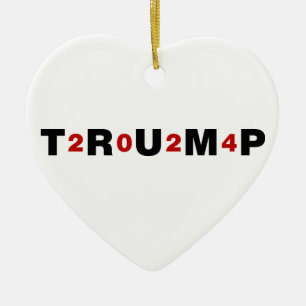 Trump 2024 Red Keramik Ornament