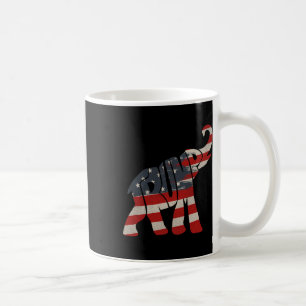 Trump 2024 Republikanischer Elefant Trump Unterstü Kaffeetasse