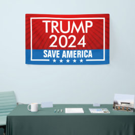 Trump 2024 Rette das Flag-Banner der USA Banner