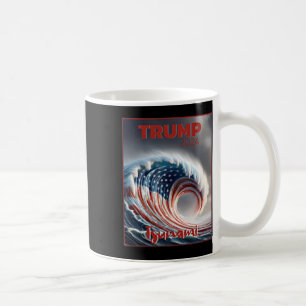 Trump 2024 Rote Welle Tsunami USA-Wahl Abstimmung  Kaffeetasse