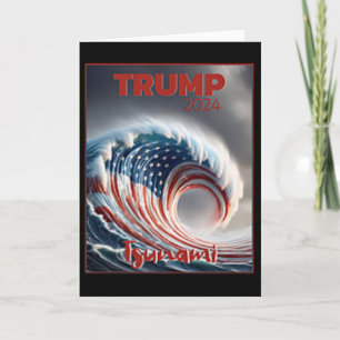 Trump 2024 Rote Welle Tsunami USA-Wahl Abstimmung Karte