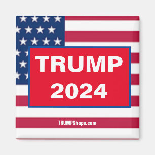 TRUMP 2024 roter Magnet