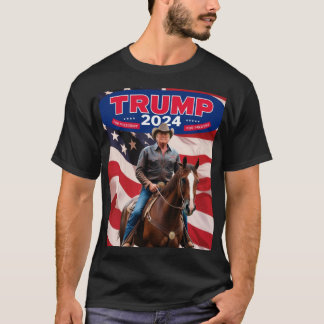 Trump 2024: Saddle Up for the Präsidentschaft T-Shirt