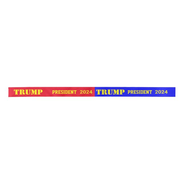 TRUMP 2024 SATINBAND (Vorderseite)