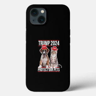 Trump 2024 Schützt unsere Haustiere Katzen Hunde M iPhone 13 Hülle