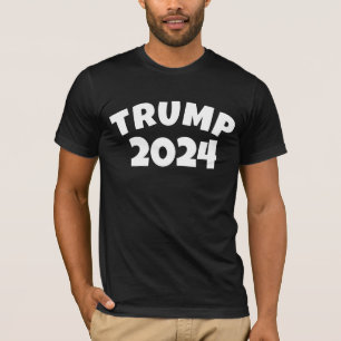TRUMP 2024 SCHWARZE T - SHIRT