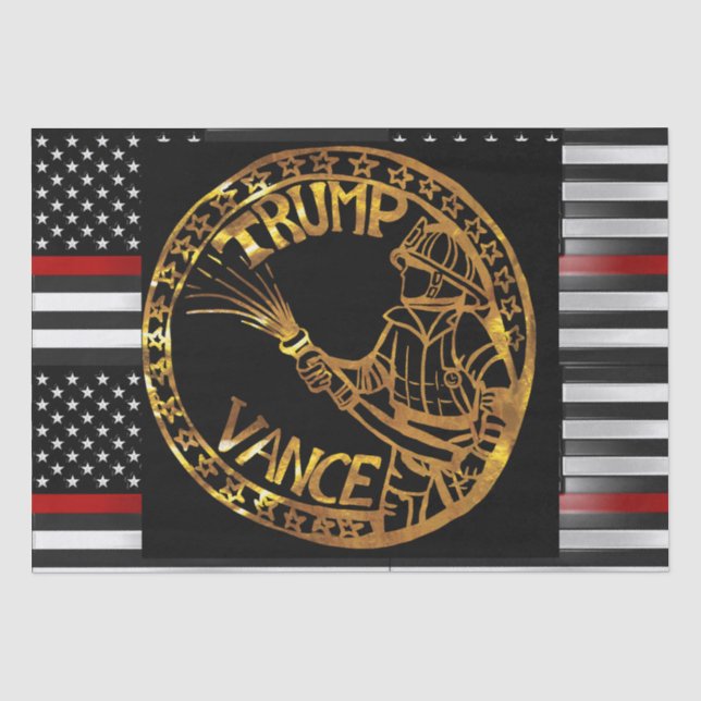 TRUMP 2024 SEIDENPAPIER (Vorderseite)