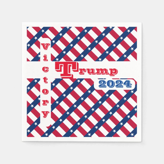 TRUMP 2024 SERVIETTE (Vorderseite)
