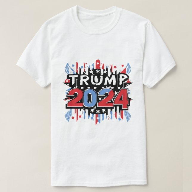 Trump 2024 Shirt nimmt Amerika zurück (Design vorne)