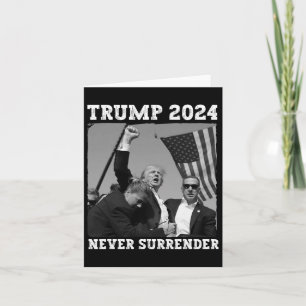 Trump 2024-Shirt übergeben Rette Amerika Trump Karte