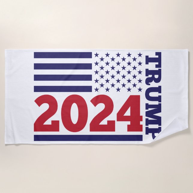 Trump 2024 strandtuch (Vorderseite)