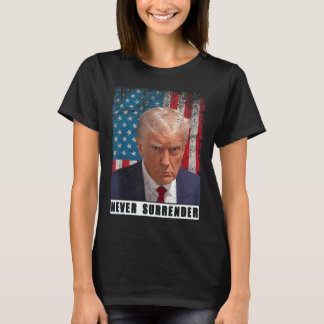 Trump 2024 Tasse Shot President Verzicht nie T-Shirt