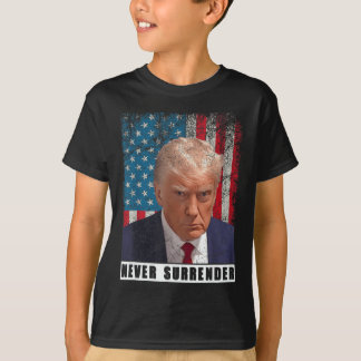 Trump 2024 Tasse Shot President Verzicht nie T-Shirt
