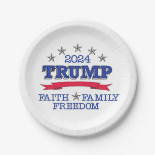 Trump 2024: Teller zur Freiheit der Familie