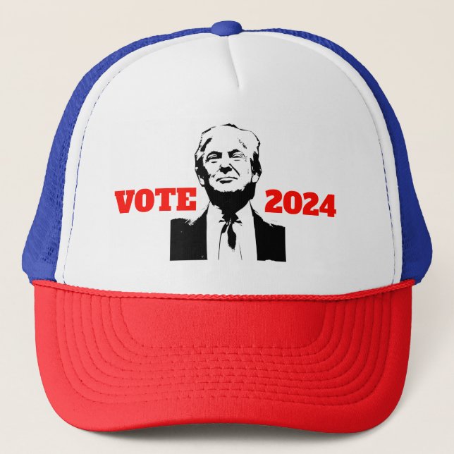 Trump 2024 truckerkappe (Vorderseite)
