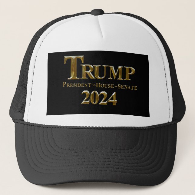 TRUMP 2024 TRUCKERKAPPE (Vorderseite)
