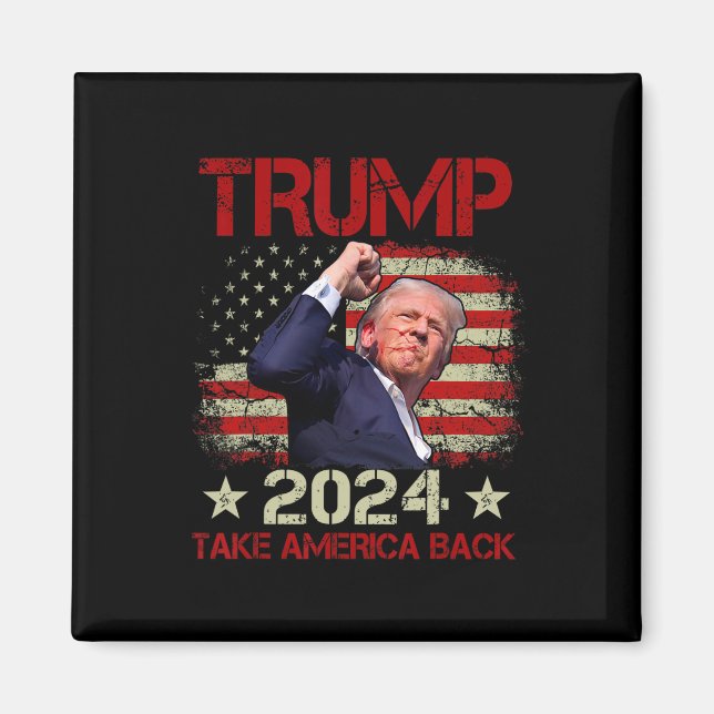 Trump 2024: Trump überlebt Kundgebung Magnet (Vorne)