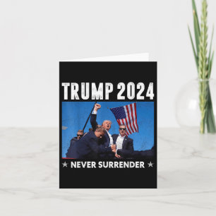 Trump 2024 überlässt Trump nie für Präsident Karte