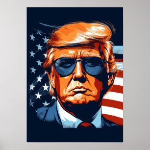 Trump 2024 - USA - Make America Great Again Poster