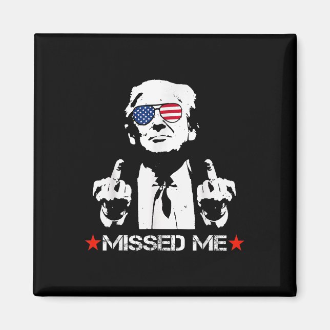 Trump 2024 vermisst magnet (Vorne)